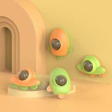 댕이와냥이 고양이 비행기 캣닢볼 사탕 4종 B세트, 오렌지, 그린, 2세트