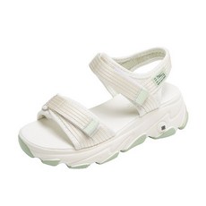 스타 여성용 통굽 스포티 샌들