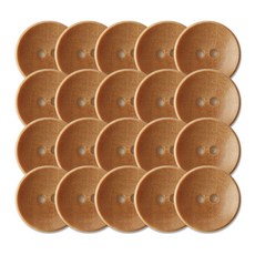 ButtonKing 碟形鈕扣 20mm, 原色, 20個