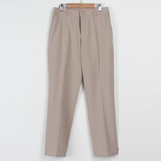 플레이즈 남성용 사이드밴딩 스판 슬림 일자 슬랙스