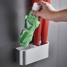 camaneu 簡潔時尚雨傘架 現代雨傘筒, 銀色, 1個