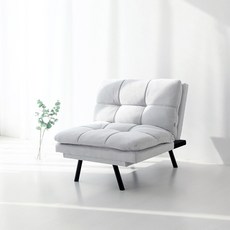 마켓비 NISKO 멀티 메모리폼 1인용 소파 BC267S01, 라이트그레이