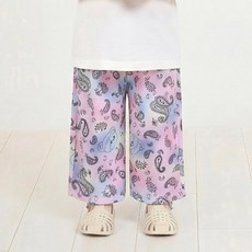 밀크마일 썬셋 베어 트로피칼 페이즐 스판 냉감팬츠