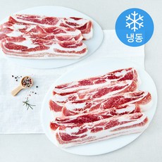 네덜란드산 미박삼겹살 구이용 (냉동), 2개, 5kg