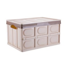 POPEN 節省空間折疊式收納箱, 粉紅色, 1個