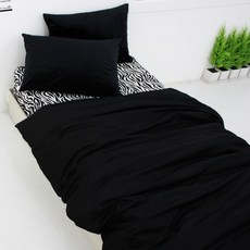 레브라이프 순면 이불커버, 검정