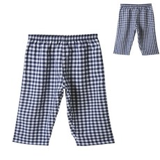 KerriLucy 童款色紗格紋8分睡褲 2件組