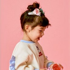 Pink Dragon 女童款流行愛心髮夾