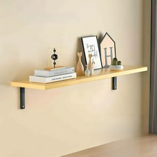 Younco 堅固的室內收納壁架, 一層, 橡木