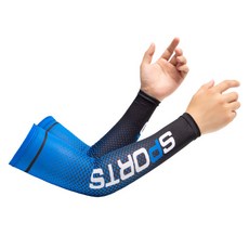 LL living 戶外運動袖套 左右3件組, 藍色, 3個