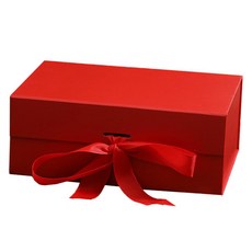 Joinmade 緞帶禮品盒 5號 紅色, 1個