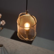 히트조명 바니 1등 펜던트 조명 D26483, 골드