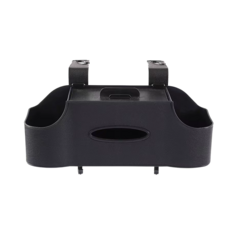 椅背置物盒 掛勾款, 1個, 黑色