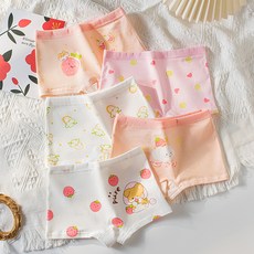 IBboom 女童可愛四角內褲5件組 C84-1