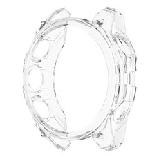 SPACE SHIELD Garmin 智慧手錶相容 TPU 防撞保護殼, 透明, 1個