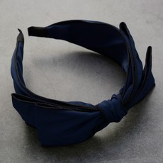 HanNal 聚酯纖維雙蝴蝶結頭巾髮帶