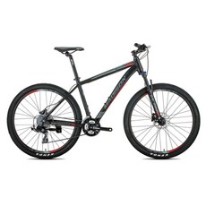 매디슨바이크 멘도타02 24단 MTB 자전거 S/M, 스텔스 블랙 레드, 170cm, 1개