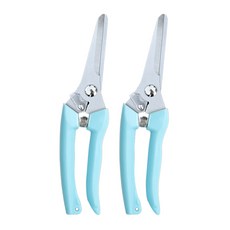 園藝用修枝剪 直式 藍色 19cm, 2個
