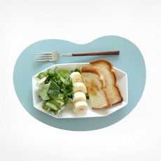 ade.l 迷你矽膠餐墊 腰果色, 薄荷綠, 328 x 217 mm