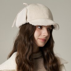 WHITE SANDS 女款羊毛護耳帽 Obique