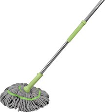 GUMDONGE 旋轉擰水魔法拖把, 1個, 灰色