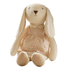 Hwaeumbebe兔子週週附件娃娃, 粉紅色花