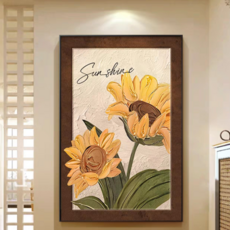 테리보 금전운 해바라기 그림 액자, 타입4