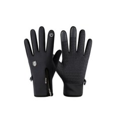 굿즈틱스 스포츠 아웃도어 터치 장갑, 블랙, 1개