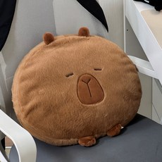 ARTJOY 水豚坐墊靠背墊, 棕色