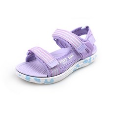 Lulushu 女童用 Love You 情侶涼鞋 BS108