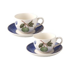 웨지우드 사라스가든 커피잔 200ml, 블루, 2개