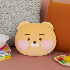 Kakao Friends嬰兒夢想球紅臉枕頭Ryan娃娃靠墊, 瑞安, 混色