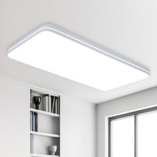 生活照明 LED 超薄 勒艾爾 客廳燈 60W, 白色 + 晝光色