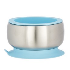 Avanchy 不鏽鋼防倒碗, 藍色 (595032), 1入