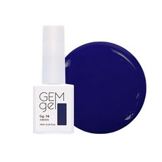 SM IVIT GEM gel 彩色美甲凝膠, 16 寶石藍, 10ml, 1瓶