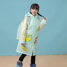 ORANGEDAMOM 兒童袖子拼色雨衣