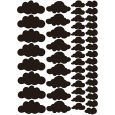 피삼십일 구름 포인트 스티커, 12 블랙