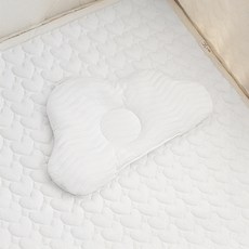 아이레빗 신생아용 아이스론 냉감 두상 구름 베개, 지그재그, 1개