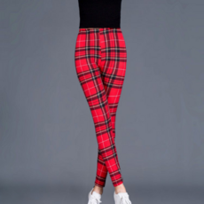 Marketpia 女性格紋絲襪內搭褲