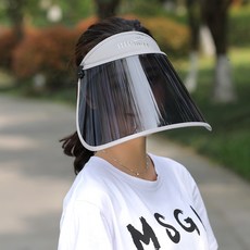 리버폭스 여성용 와이드 선캡, 그레이, 1개