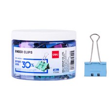 deLi 得力 順手雙層易開夾 D0727 48入, 中, 1個