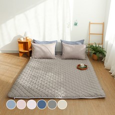 韓國 amante Cotton Bell 純棉鋪棉床墊套, 深灰色