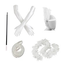 Maket Gamseong 角色扮演派對女孩時尚少女5件組, 1套, 白色