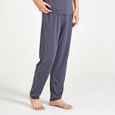 슈라네 남성용 세미 와이드 레그 기모 팬츠