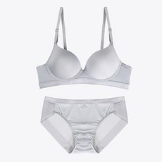 예스 밴드 로고 포인트 브라 + 햄팬티 세트