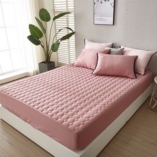 BODRE 素色絎縫床墊套+枕頭套