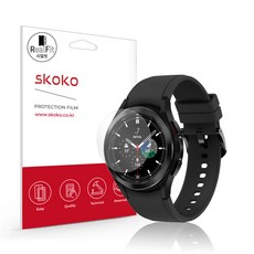 스코코 풀커버 리얼핏 액정보호필름 46mm 2p, 2개