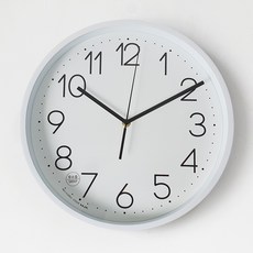 350 Arena 靜音大型掛鐘, 白色