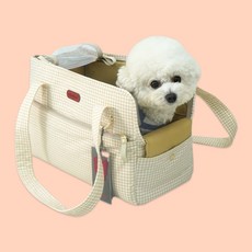 개과천선 강아지 티르크 이동가방, 자몽 옐로우, 1개