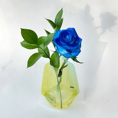 포켓플라워 생화 장미 한송이 세트, 블루